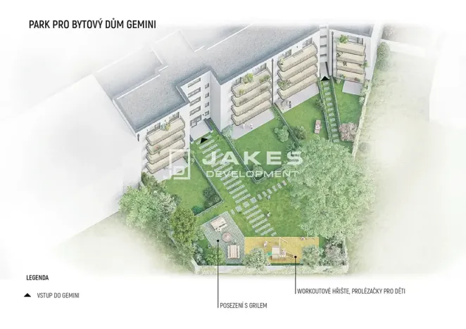 Pronájem bytu 2+kk, Kolín, Zengrova, 47 m2