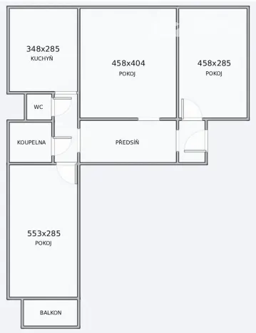 Prodej bytu 3+1, Nový Jičín, Na Lani, 76 m2