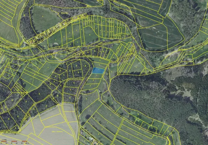 Prodej zahrady, Slověnice, 953 m2