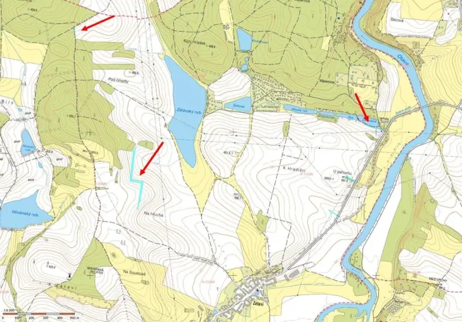 Prodej pole, Kestřany - Zátaví, 6262 m2