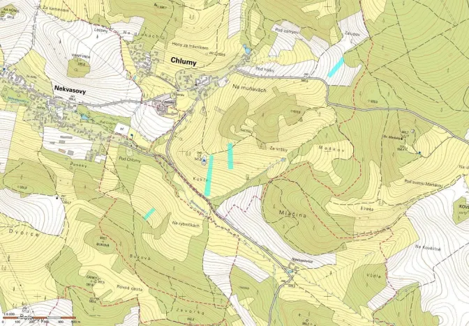Prodej pole, Chlumy, 18910 m2