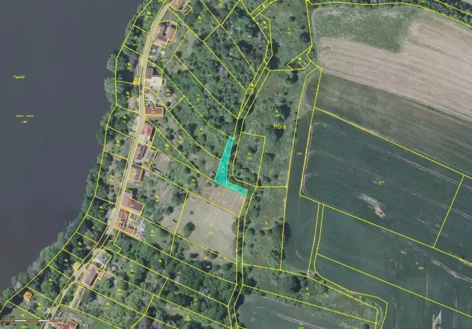 Prodej zahrady, Postupice, V Hůře, 628 m2