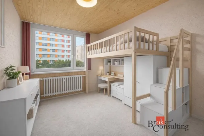 Pronájem bytu 3+kk, Teplice - Trnovany, Hlávkova, 54 m2