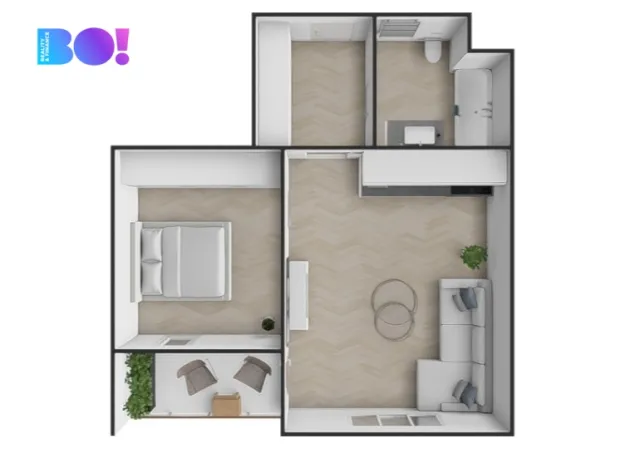 Pronájem bytu 2+kk, Ostrava, Důlní, 61 m2