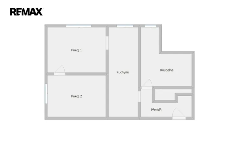 Pronájem bytu 2+1, Kralice nad Oslavou, Na Návsi, 52 m2