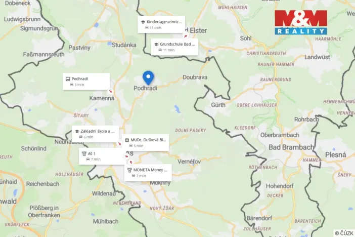 Prodej pozemku pro bydlení, Podhradí, 1091 m2