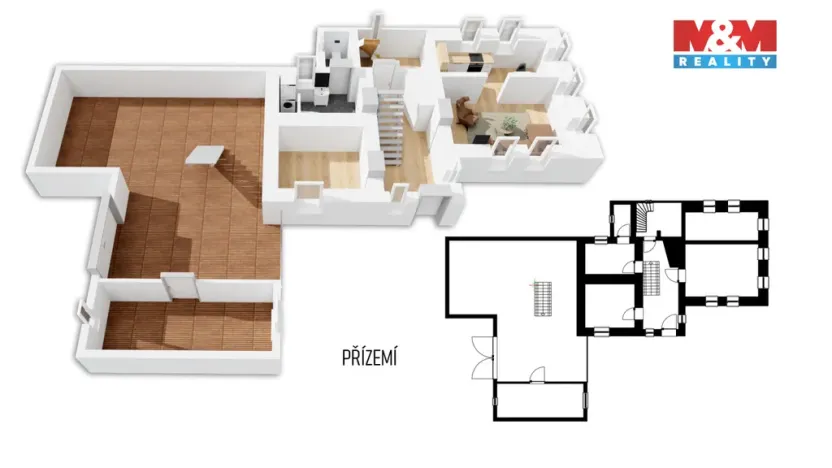 Prodej rodinného domu, Žandov - Dolní Police, 160 m2
