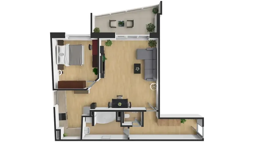 Prodej bytu 2+kk, České Budějovice, Jar. Haška, 66 m2