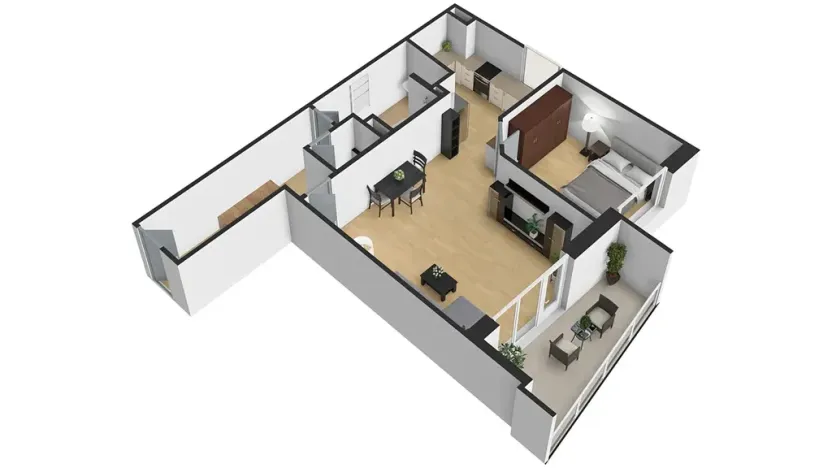 Prodej bytu 2+kk, České Budějovice, Jar. Haška, 66 m2
