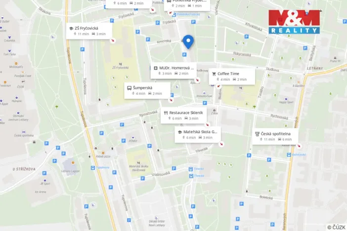 Prodej bytu 2+1, Praha - Letňany, Šumperská, 53 m2