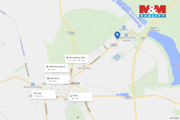 Prodej bytu 3+1, Dymokury, Osvobození, 65 m2