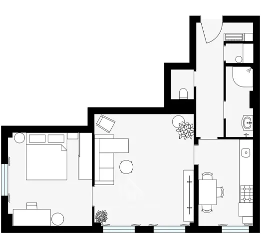 Prodej bytu 2+1, Kladno, Vítězná, 55 m2