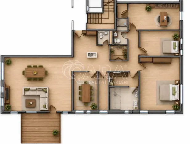 Prodej bytu 4+1, Praha - Bubeneč, Pod kaštany, 164 m2
