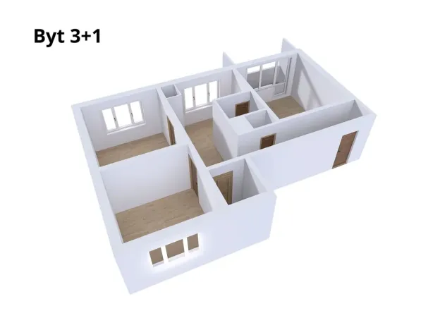 Prodej bytu 3+1, Libina, 76 m2