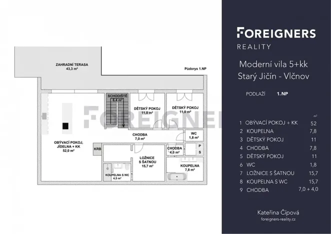 Prodej rodinného domu, Starý Jičín, 190 m2