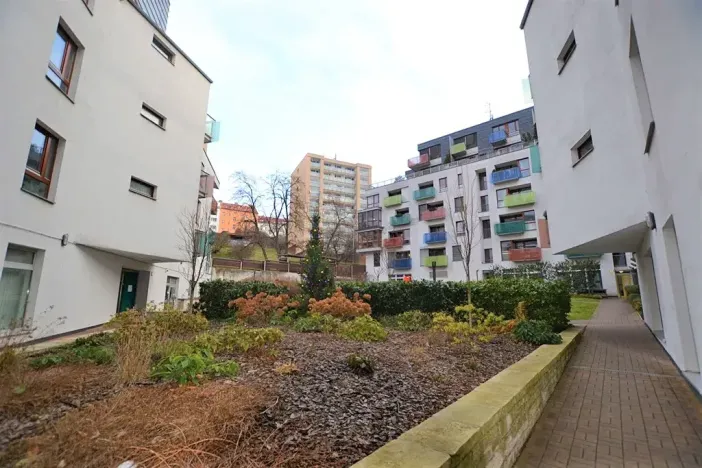 Pronájem bytu 1+kk, Praha - Podolí, Brabcova, 43 m2