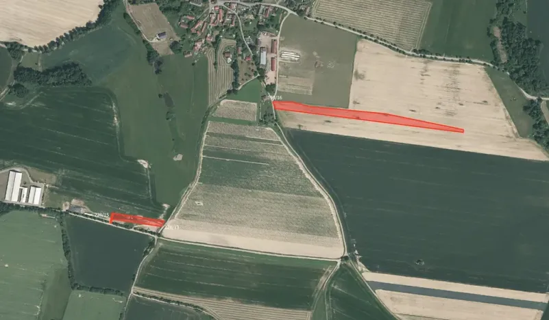 Prodej pole, Krátošice, 6192 m2