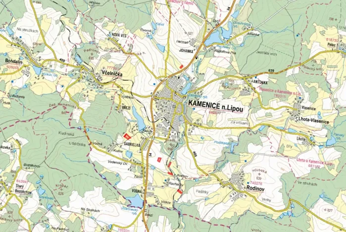 Prodej louky, Kamenice nad Lipou, 28890 m2