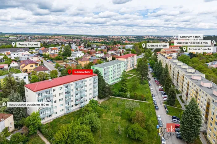 Prodej bytu 2+1, Třebíč - Borovina, Revoluční, 56 m2