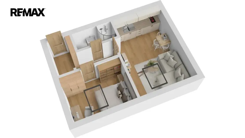 Prodej bytu 2+kk, Lanškroun - Žichlínské Předměstí, Dobrovského, 35 m2