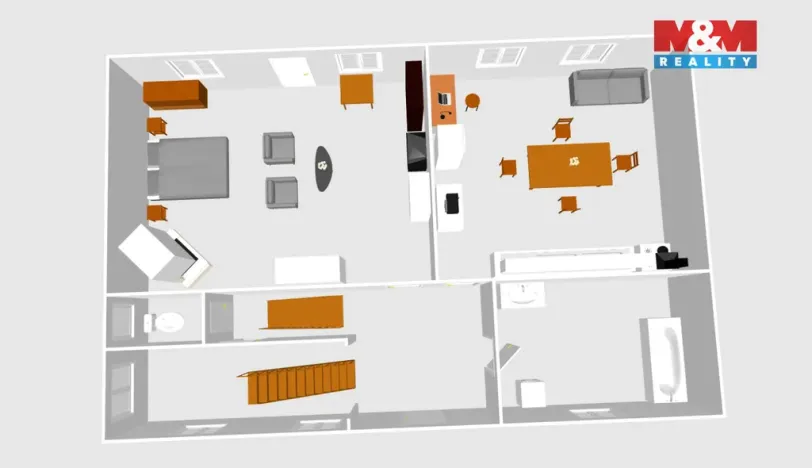 Prodej rodinného domu, Jičín - Holínské Předměstí, M. Koněva, 85 m2