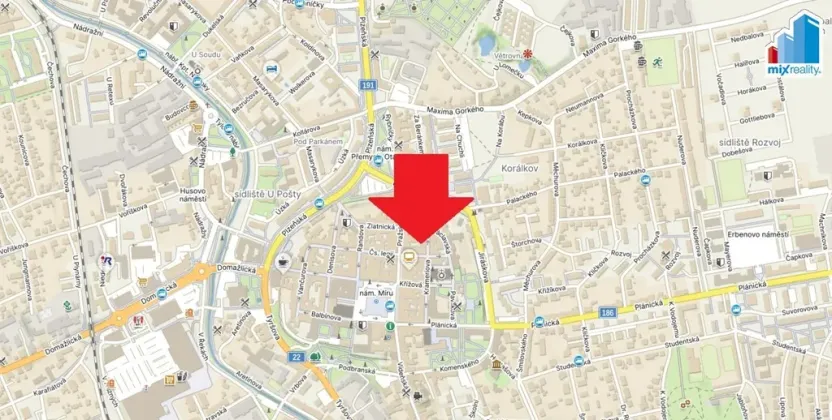 Pronájem kanceláře, Klatovy - Klatovy I, Krameriova, 15 m2