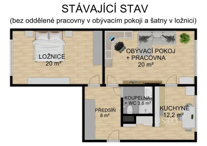 Prodej bytu 2+1, Písek - Budějovické Předměstí, Budovatelská, 66 m2