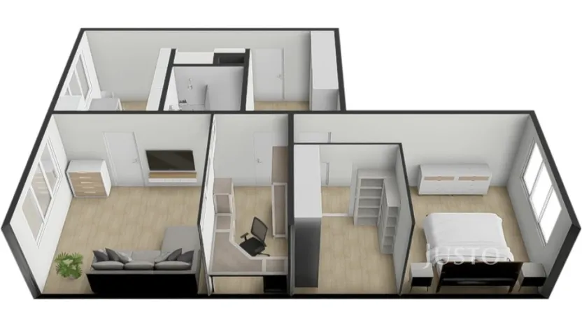 Prodej bytu 2+1, Písek - Budějovické Předměstí, Budovatelská, 66 m2