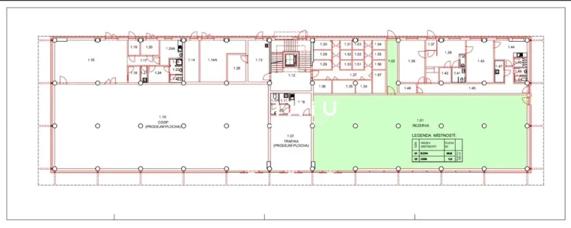 Prodej obchodního prostoru, Kroměříž, Slovanské náměstí, 135 m2