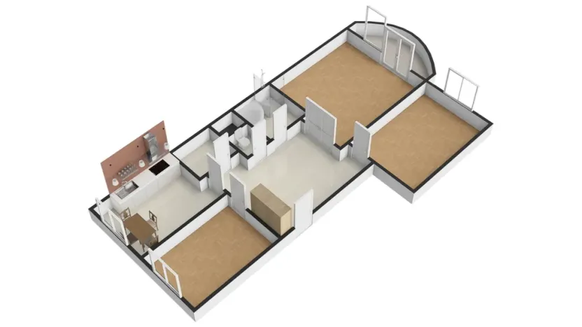 Pronájem bytu 3+1, Praha - Smíchov, Na Hřebenkách, 88 m2