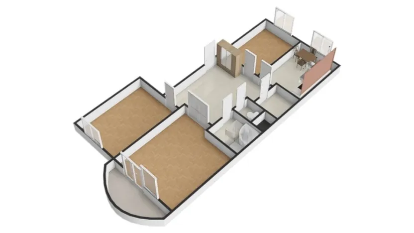 Pronájem bytu 3+1, Praha - Smíchov, Na Hřebenkách, 88 m2
