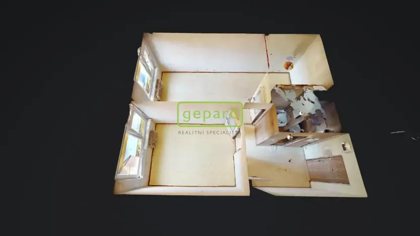 Prodej bytu 2+kk, Úštěk, Sídliště pionýrů, 40 m2