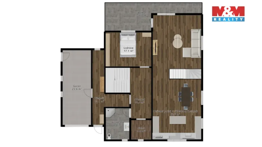 Prodej rodinného domu, Lužnice, 266 m2