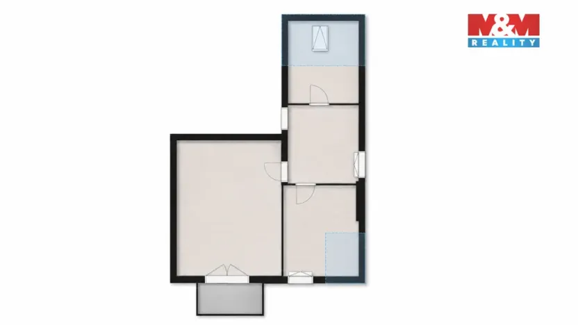 Prodej bytu 2+kk, Golčův Jeníkov, Chotěbořská, 53 m2