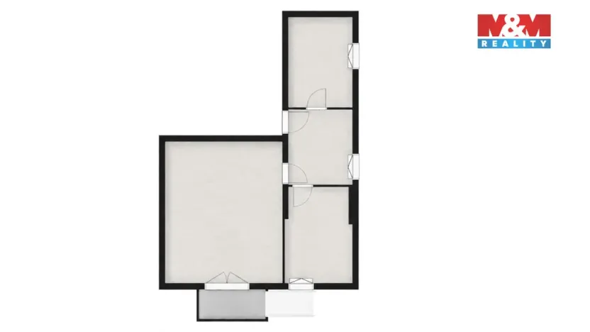 Prodej bytu 2+kk, Golčův Jeníkov, Chotěbořská, 44 m2