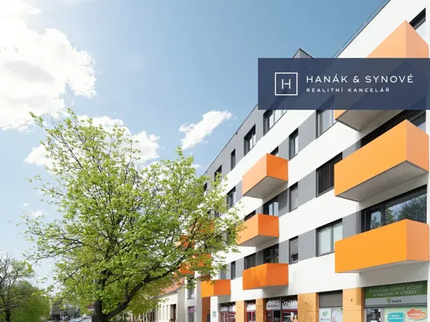 Pronájem bytu 2+kk, Brno, Mojmírovo náměstí, 44 m2