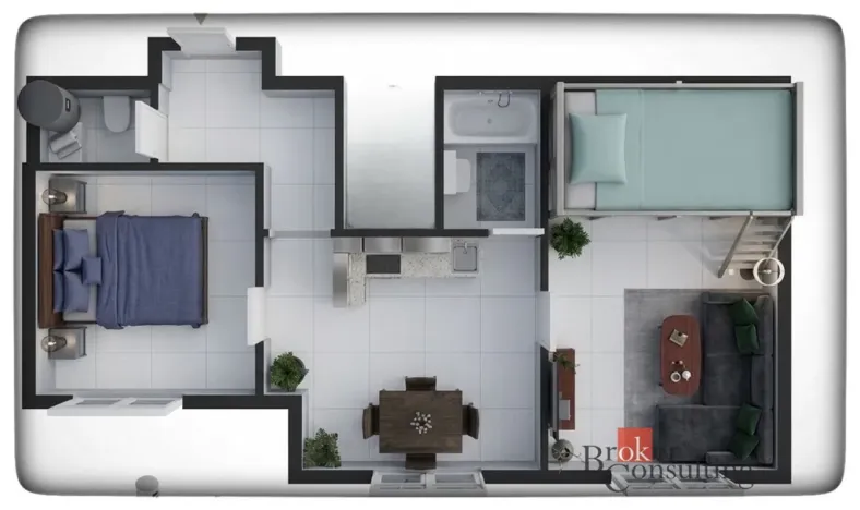 Pronájem bytu 2+1, Praha - Bubeneč, Národní obrany, 51 m2