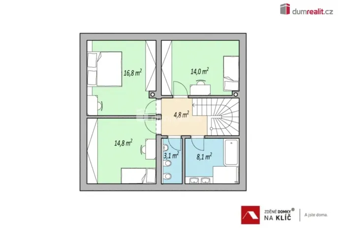 Prodej rodinného domu, Horní Němčí, 121 m2