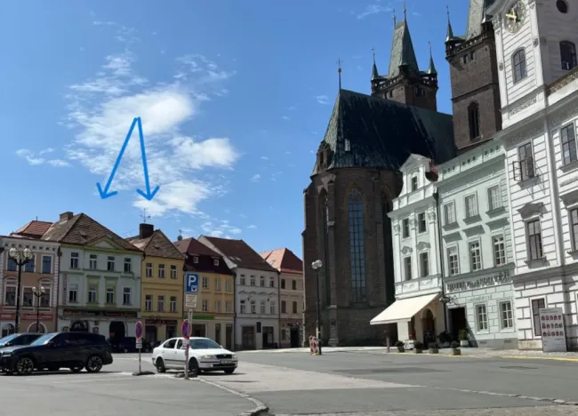 Pronájem bytu 2+1, Hradec Králové, Velké náměstí, 88 m2