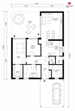 Prodej rodinného domu, Stošíkovice na Louce, 90 m2