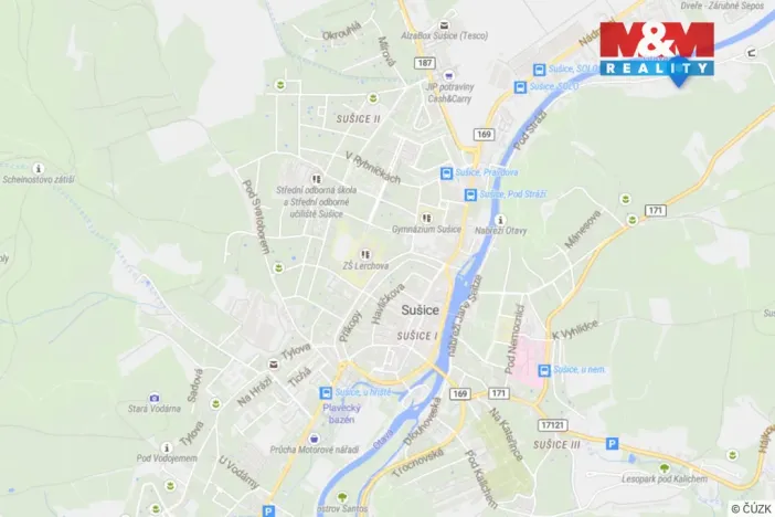 Prodej pozemku pro bydlení, Sušice, 1159 m2