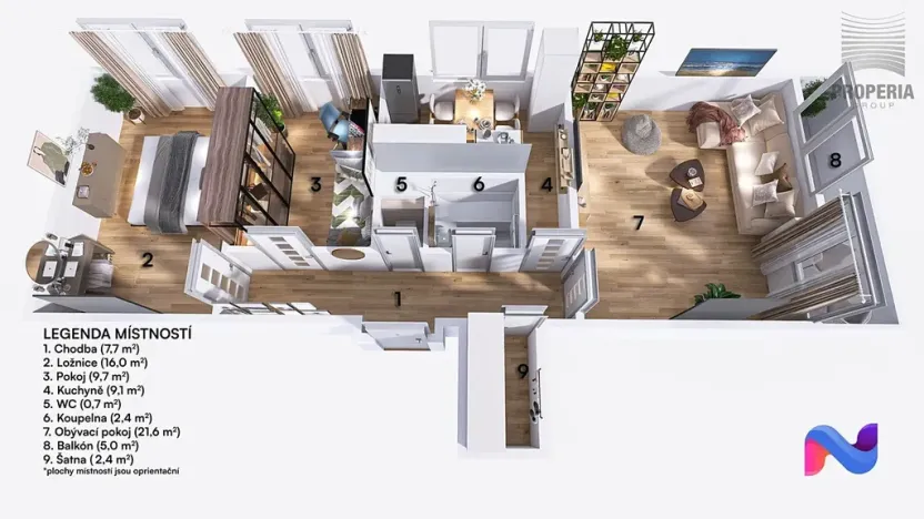 Pronájem bytu 3+1, Brno, Seifertova, 74 m2