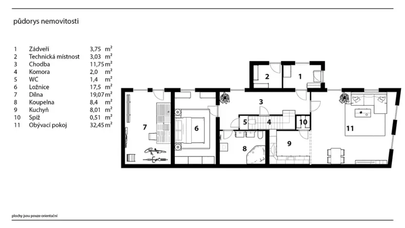 Prodej rodinného domu, Třebnouševes, 205 m2