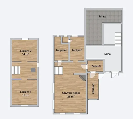 Prodej rodinného domu, Třebařov, 104 m2