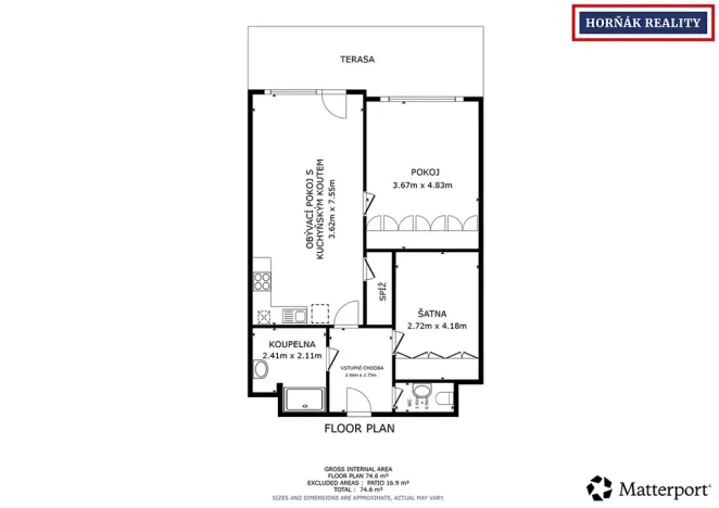 Prodej bytu 2+kk, Vyškov, Sídliště Osvobození, 71 m2
