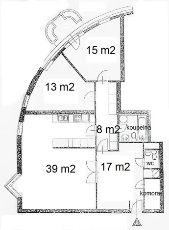 Pronájem bytu 3+kk, Praha - Jinonice, U kříže, 100 m2