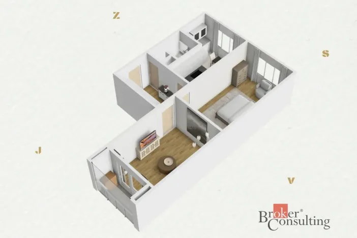 Pronájem bytu 2+1, Karlovy Vary - Rybáře, Vodárenská, 61 m2