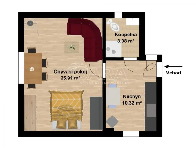 Pronájem rodinného domu, Zubří, Na Kopci, 39 m2