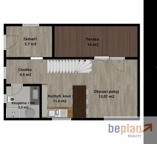 Pronájem rodinného domu, Nová Ves nad Popelkou, 95 m2