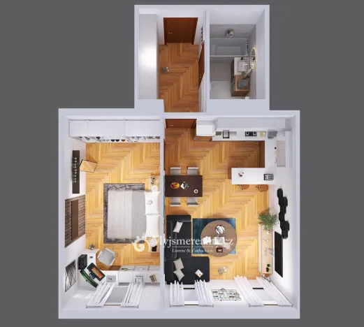 Prodej bytu 2+kk, Znojmo, Mariánské náměstí, 53 m2